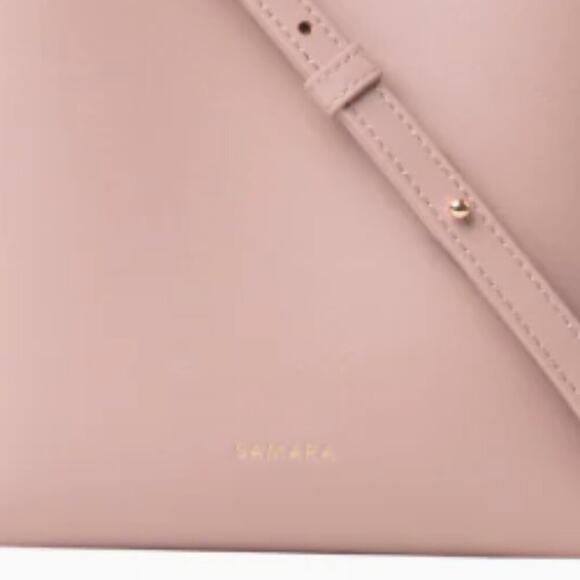 NEW Samara Vegan Leather Peony Pink Medium Shoulder Crossbody Bag (SMXX025) - Picture 8 of 8